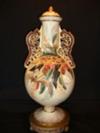 Museum Quality Faience Urn Edward Lycett  c1886-1890